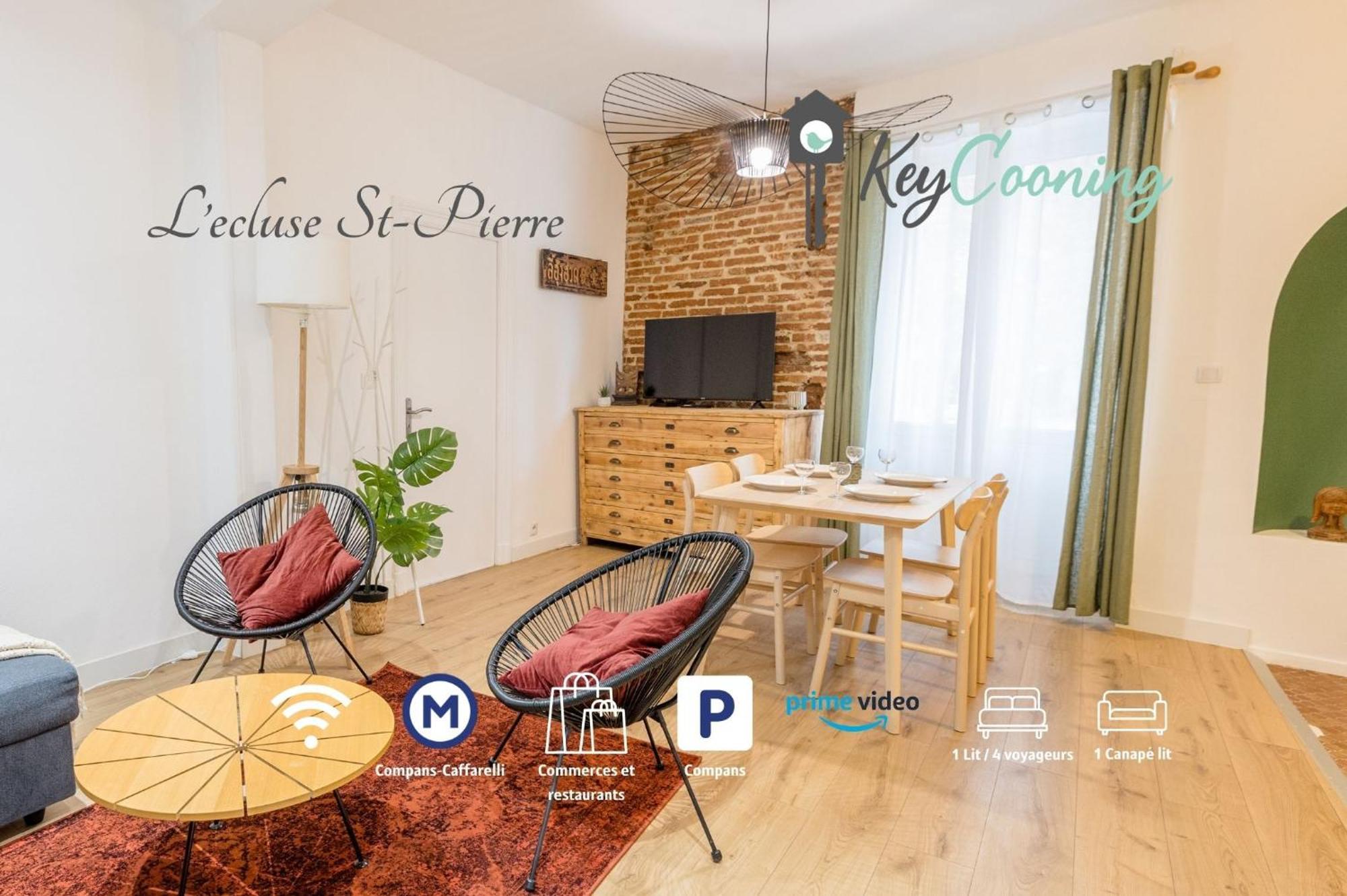 L'Ecluse St-Pierre Daire Toulouse Dış mekan fotoğraf
